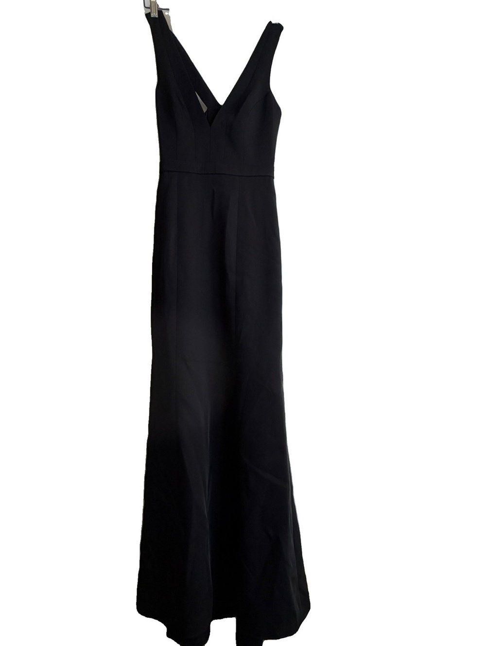 BCBGMAXAZRIA‎ Women's Black Sleeveless V-Neck Maxi Dress Size 0 B-6